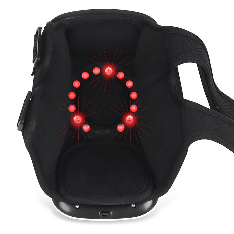 KneeRelief™ – Masseur de Genoux Chauffant & Vibrant