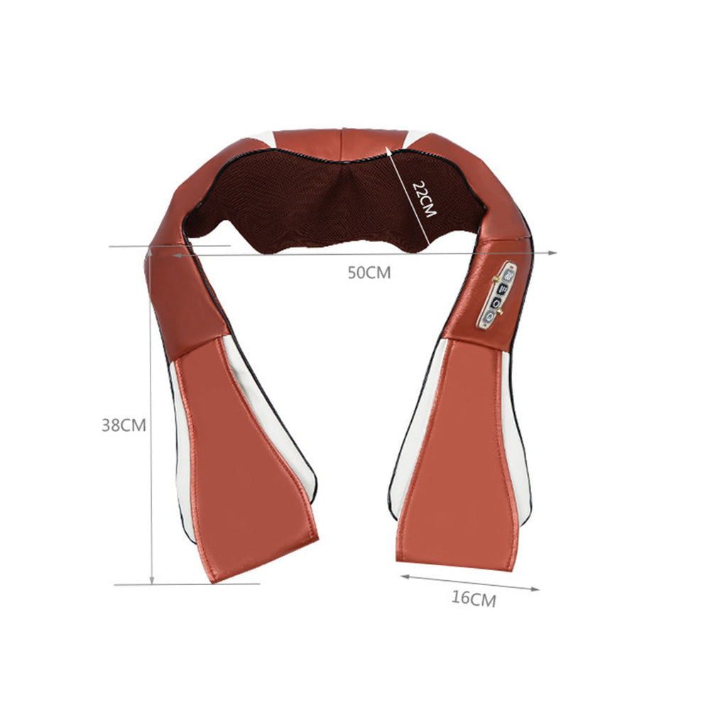 NeckEase™ – Masseur de Cou avec Pétrissage Profond & Chaleur Apaisante